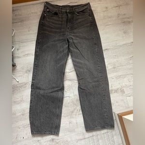 American Eagle Black Baggy Jeans